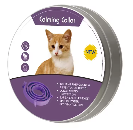 Whisk & Wag™ Calming Pet Colar – Natural Stress & Anxiety Relief for Dogs & Cats