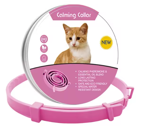 Whisk & Wag™ Calming Pet Colar – Natural Stress & Anxiety Relief for Dogs & Cats