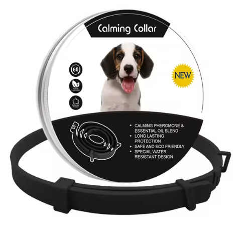 Whisk & Wag™ Calming Pet Colar – Natural Stress & Anxiety Relief for Dogs & Cats