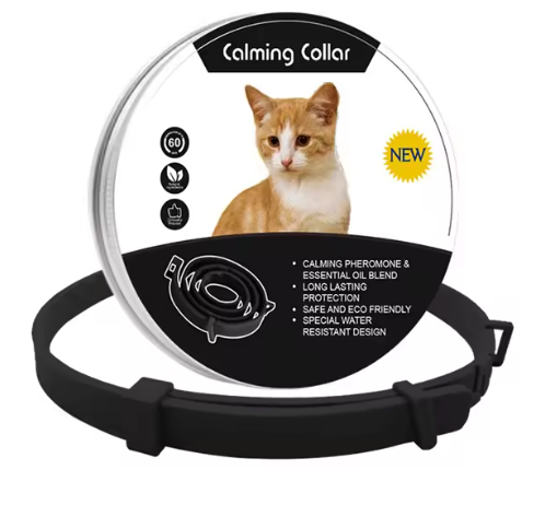 Whisk & Wag™ Calming Pet Colar – Natural Stress & Anxiety Relief for Dogs & Cats