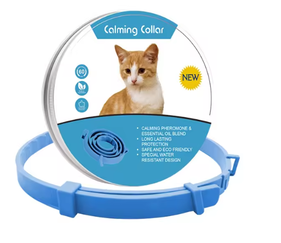 Whisk & Wag™ Calming Pet Colar – Natural Stress & Anxiety Relief for Dogs & Cats
